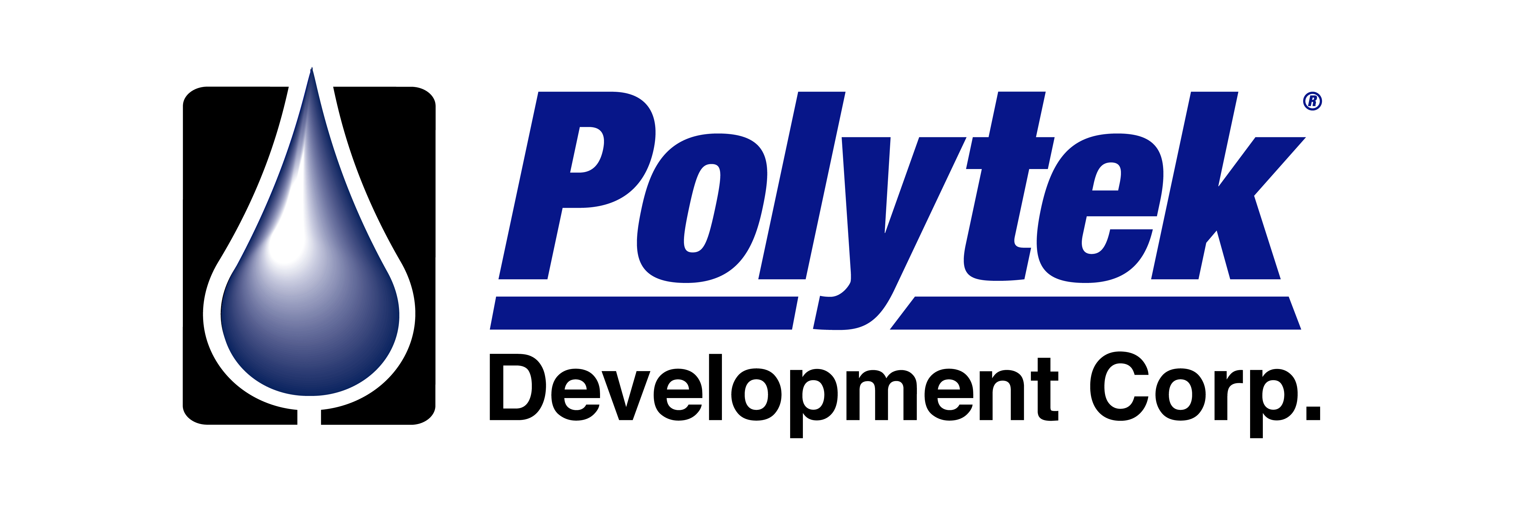 Logo for Polytek Development Corp., makers of versatile specialty polymers for mold making